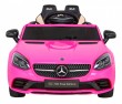 Mercedes Benz SLC300 Auto na akumulator dla dzieci Różowy + Dźwięki MP3 Światła + Pilot + Wolny Start-3 7037 