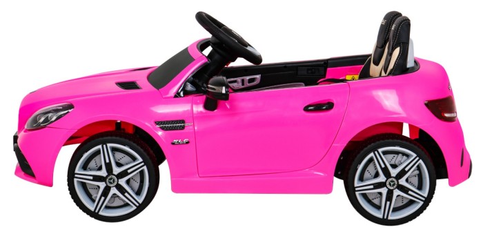 Mercedes Benz SLC300 Auto na akumulator dla dzieci Różowy + Dźwięki MP3 Światła + Pilot + Wolny Start-4 7037 