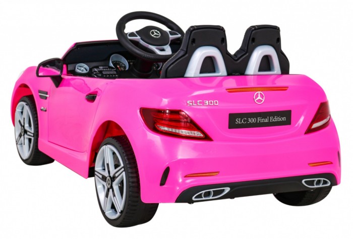 Mercedes Benz SLC300 Auto na akumulator dla dzieci Różowy + Dźwięki MP3 Światła + Pilot + Wolny Start-5 7037 