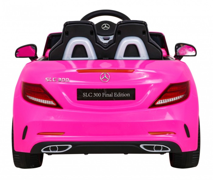 Mercedes Benz SLC300 Auto na akumulator dla dzieci Różowy + Dźwięki MP3 Światła + Pilot + Wolny Start-6 7037 