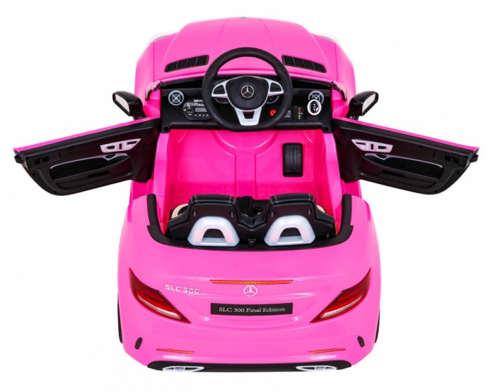 Mercedes Benz SLC300 Auto na akumulator dla dzieci Różowy + Dźwięki MP3 Światła + Pilot + Wolny Start-7 7037 
