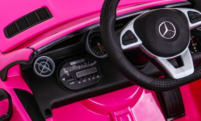 Mercedes Benz SLC300 Auto na akumulator dla dzieci Różowy + Dźwięki MP3 Światła + Pilot + Wolny Start-9 7037 