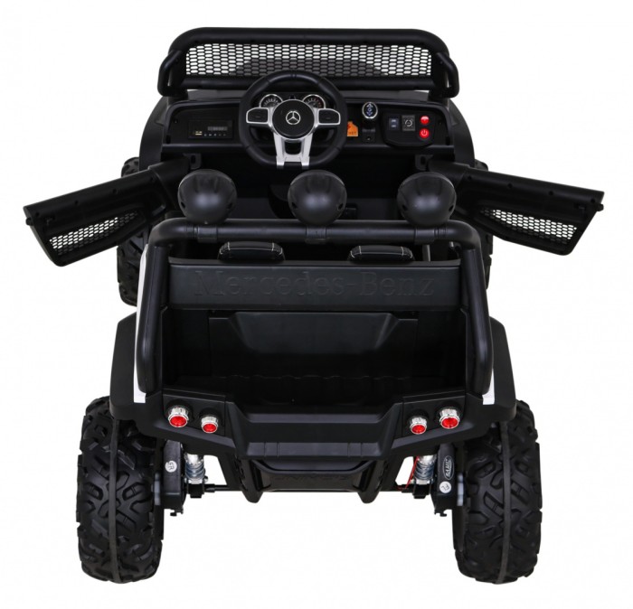 Mercedes Benz Unimog dla dzieci Biały + Napęd 4x4 + Pilot + Bagażnik + Wolny Start + MP3 LED-7 7039 