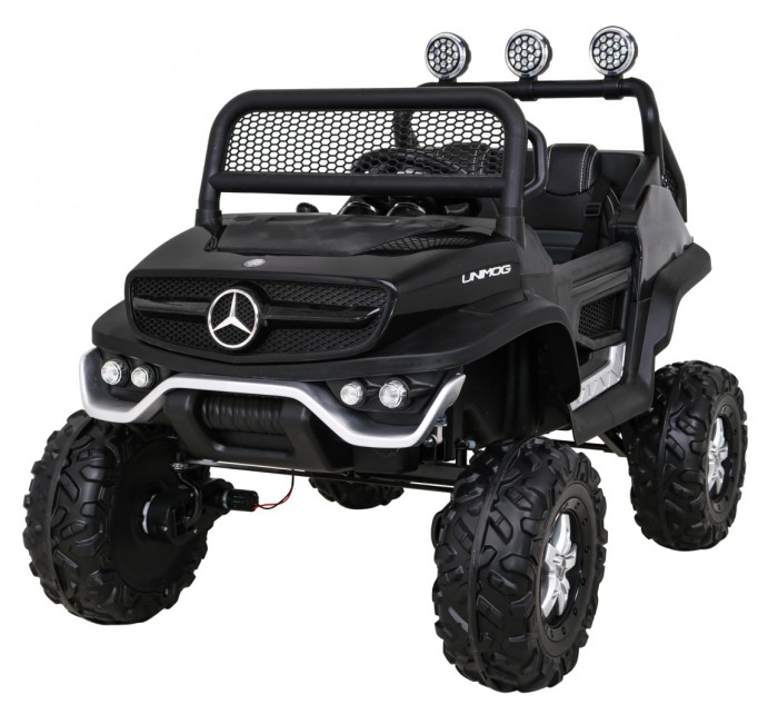 Mercedes Benz Unimog dla dzieci Czarny + Terenowy 4x4