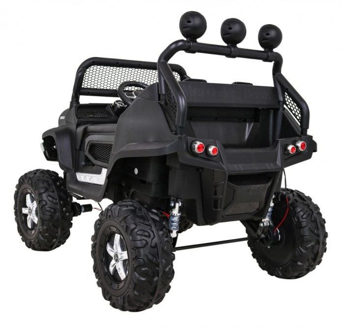 Mercedes Benz Unimog dla dzieci Czarny + Terenowy 4x4-5 7040 