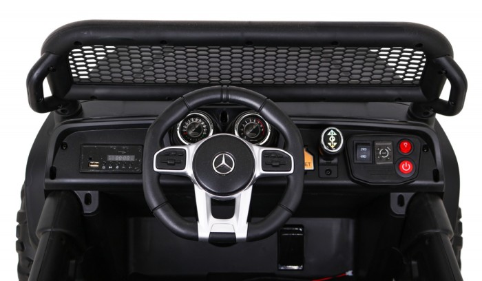 Mercedes Benz Unimog dla dzieci Czarny + Terenowy 4x4-8 7040 