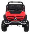 Mercedes Benz Unimog dla dzieci Czerwony + Napęd 4x4 + Pilot + Bagażnik + Wolny Start + MP3 LED-3 7041 