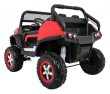 Mercedes Benz Unimog dla dzieci Czerwony + Napęd 4x4 + Pilot + Bagażnik + Wolny Start + MP3 LED-6 7041 
