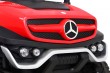 Mercedes Benz Unimog dla dzieci Czerwony + Napęd 4x4 + Pilot + Bagażnik + Wolny Start + MP3 LED-13 7041 