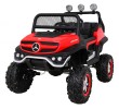 Mercedes Benz Unimog dla dzieci Terenowy Czerwony + Napęd 4x4 + Pilot-1 7042 