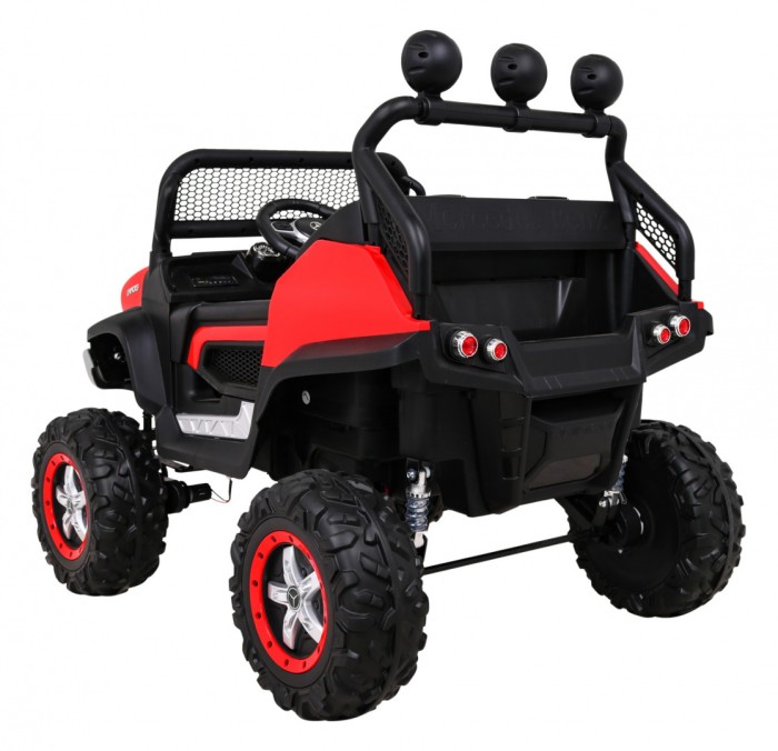 Mercedes Benz Unimog dla dzieci Terenowy Czerwony + Napęd 4x4 + Pilot-5 7042 