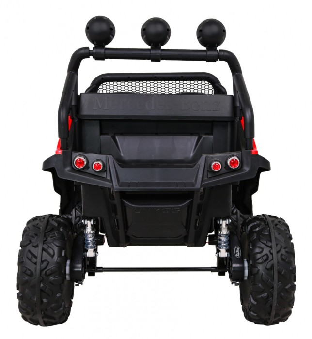Mercedes Benz Unimog dla dzieci Terenowy Czerwony + Napęd 4x4 + Pilot-6 7042 