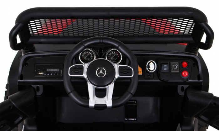 Mercedes Benz Unimog dla dzieci Terenowy Czerwony + Napęd 4x4 + Pilot-8 7042 