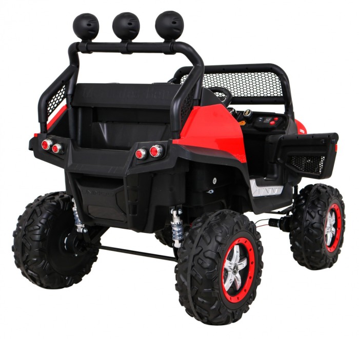 Mercedes Benz Unimog dla dzieci Terenowy Czerwony + Napęd 4x4 + Pilot-9 7042 