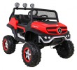 Mercedes Benz Unimog dla dzieci Terenowy Czerwony + Napęd 4x4 + Pilot-10 7042 
