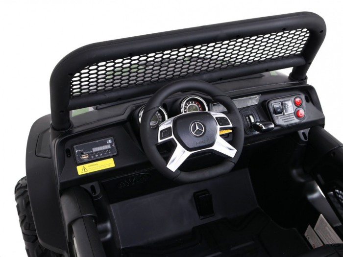 Mercedes Benz Unimog dla dzieci Lakier Moro + Napęd 4x4 + Pilot + Bagażnik + Wolny Start + Radio MP3 + LED-15 7044 