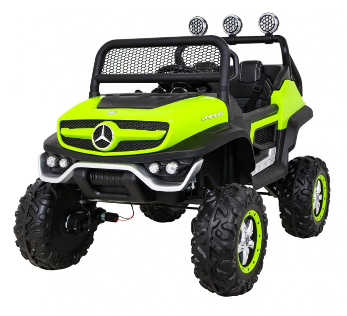 Mercedes Benz Unimog dla dzieci Zielony + Napęd 4x4