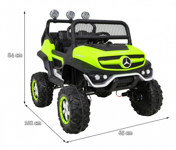 Mercedes Benz Unimog dla dzieci Zielony + Napęd 4x4-2 7046 
