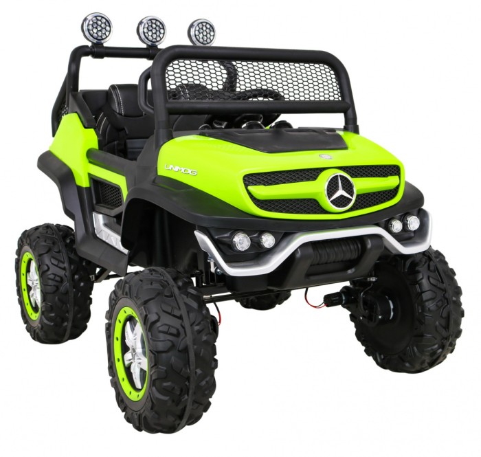Mercedes Benz Unimog dla dzieci Zielony + Napęd 4x4-9 7046 