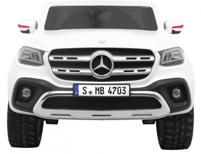 Mercedes Benz X-Class dla dzieci Biały Pickup + Pilot + Napęd 4x4-3 7047 