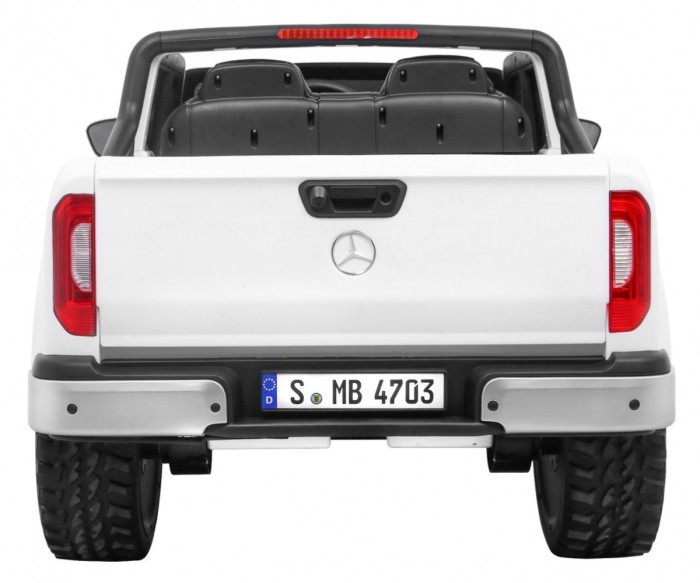Mercedes Benz X-Class dla dzieci Biały Pickup + Pilot + Napęd 4x4-6 7047 