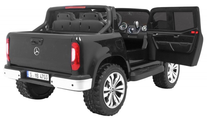 Mercedes Benz X-Class dla dzieci Czarny Pickup + Pilot + Napęd 4x4-8 7048 