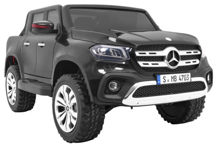 Mercedes Benz X-Class dla dzieci Czarny Pickup + Pilot + Napęd 4x4-9 7048 