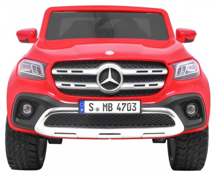 Mercedes Benz X-Class dla dzieci Czerwony + Pilot + Napęd 4x4 + MP4 + Bagażnik + LED + EVA-3 7049 