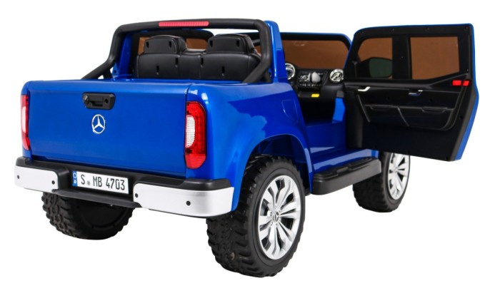 Mercedes Benz X-Class dla dzieci Lakier Niebieski Pickup 4x4-10 7051 