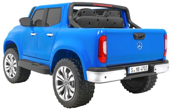 Mercedes Benz X-Class dla dzieci Niebieski + Pilot + Napęd 4x4 + MP4 + Bagażnik + LED + EVA-5 7052 