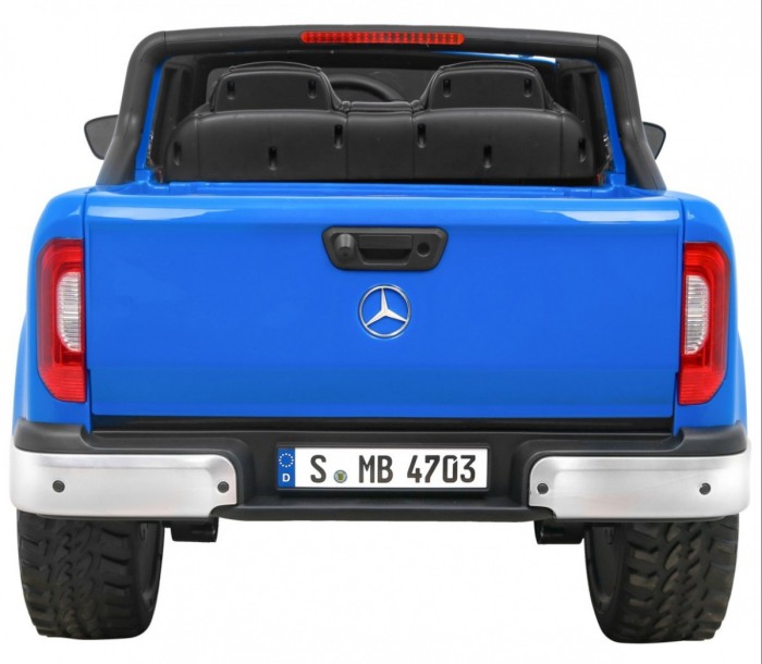 Mercedes Benz X-Class dla dzieci Niebieski + Pilot + Napęd 4x4 + MP4 + Bagażnik + LED + EVA-6 7052 