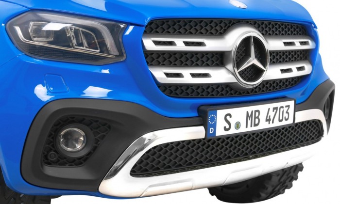 Mercedes Benz X-Class dla dzieci Niebieski + Pilot + Napęd 4x4 + MP4 + Bagażnik + LED + EVA-9 7052 