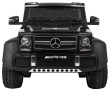 Auto Mercedes G63 6x6 MP4 dla dzieci Czarny + 2 Pedały gazu + Regulacja siedzenia + MP4 + LED + Bagażnik + Kufer dla rodzica-2 7056 