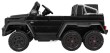 Auto Mercedes G63 6x6 MP4 dla dzieci Czarny + 2 Pedały gazu + Regulacja siedzenia + MP4 + LED + Bagażnik + Kufer dla rodzica-3 7056 