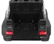 Auto Mercedes G63 6x6 MP4 dla dzieci Czarny + 2 Pedały gazu + Regulacja siedzenia + MP4 + LED + Bagażnik + Kufer dla rodzica-6 7056 