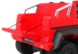 Auto Mercedes G63 6x6 MP4 dla dzieci Czerwony + 2 Pedały gazu + Regulacja siedzenia + MP4 + LED + Bagażnik + Kufer dla rodzica-10 7058 