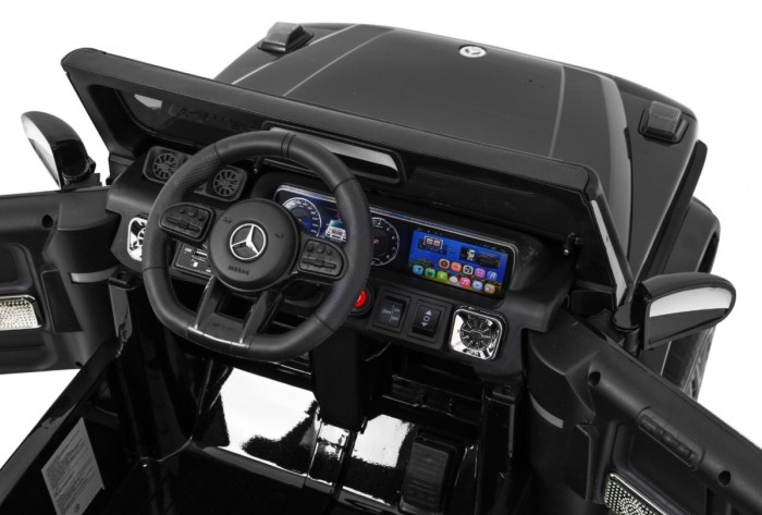 Mercedes AMG G63 dla dzieci Lakier Czarny + Pilot-8 7060 