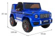 Mercedes AMG G63 dla dzieci Lakier Niebieski + Pilot-2 7061 