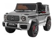 Mercedes AMG G63 dla dzieci Lakier Srebrny + Pilot + MP3 LED + Wolny Start + EVA + Pasy-1 7062 