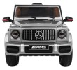 Mercedes AMG G63 dla dzieci Lakier Srebrny + Pilot + MP3 LED + Wolny Start + EVA + Pasy-3 7062 