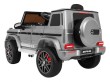 Mercedes AMG G63 dla dzieci Lakier Srebrny + Pilot + MP3 LED + Wolny Start + EVA + Pasy-5 7062 