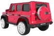 Auto na akumulator Mercedes AMG G65 dla dzieci Czerwony + Lakierowany + Bagażnik + Światła Dźwięki-2 7065 