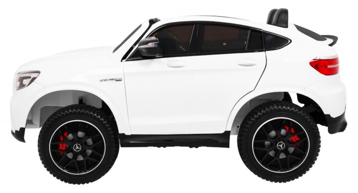 Auto Mercedes GLC 63S dla dzieci Biały SUV + Napęd 4x4-4 7066 