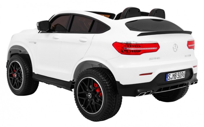 Auto Mercedes GLC 63S dla dzieci Biały SUV + Napęd 4x4-5 7066 