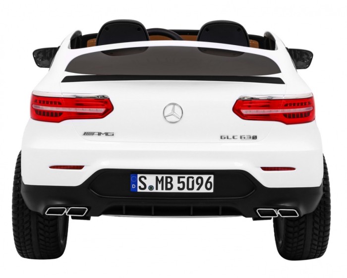 Auto Mercedes GLC 63S dla dzieci Biały SUV + Napęd 4x4-6 7066 