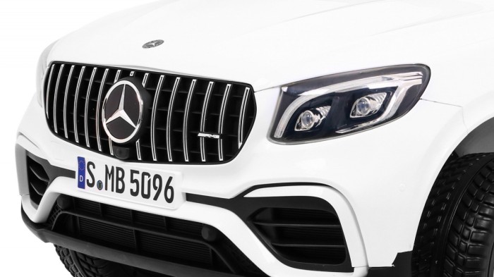 Auto Mercedes GLC 63S dla dzieci Biały SUV + Napęd 4x4-8 7066 