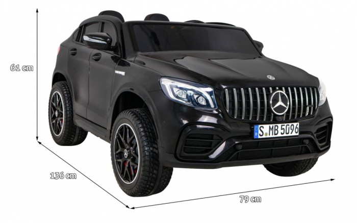 Auto Mercedes GLC 63S Czarne -  SUV dla dzieci + Napęd 4x4-2 7067 
