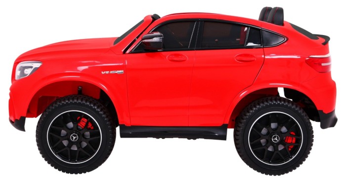 Auto Mercedes GLC 63S dla dzieci Czerwony Suv + Napęd 4x4-4 7068 