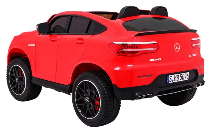Auto Mercedes GLC 63S dla dzieci Czerwony Suv + Napęd 4x4-5 7068 