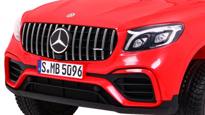Auto Mercedes GLC 63S dla dzieci Czerwony Suv + Napęd 4x4-9 7068 